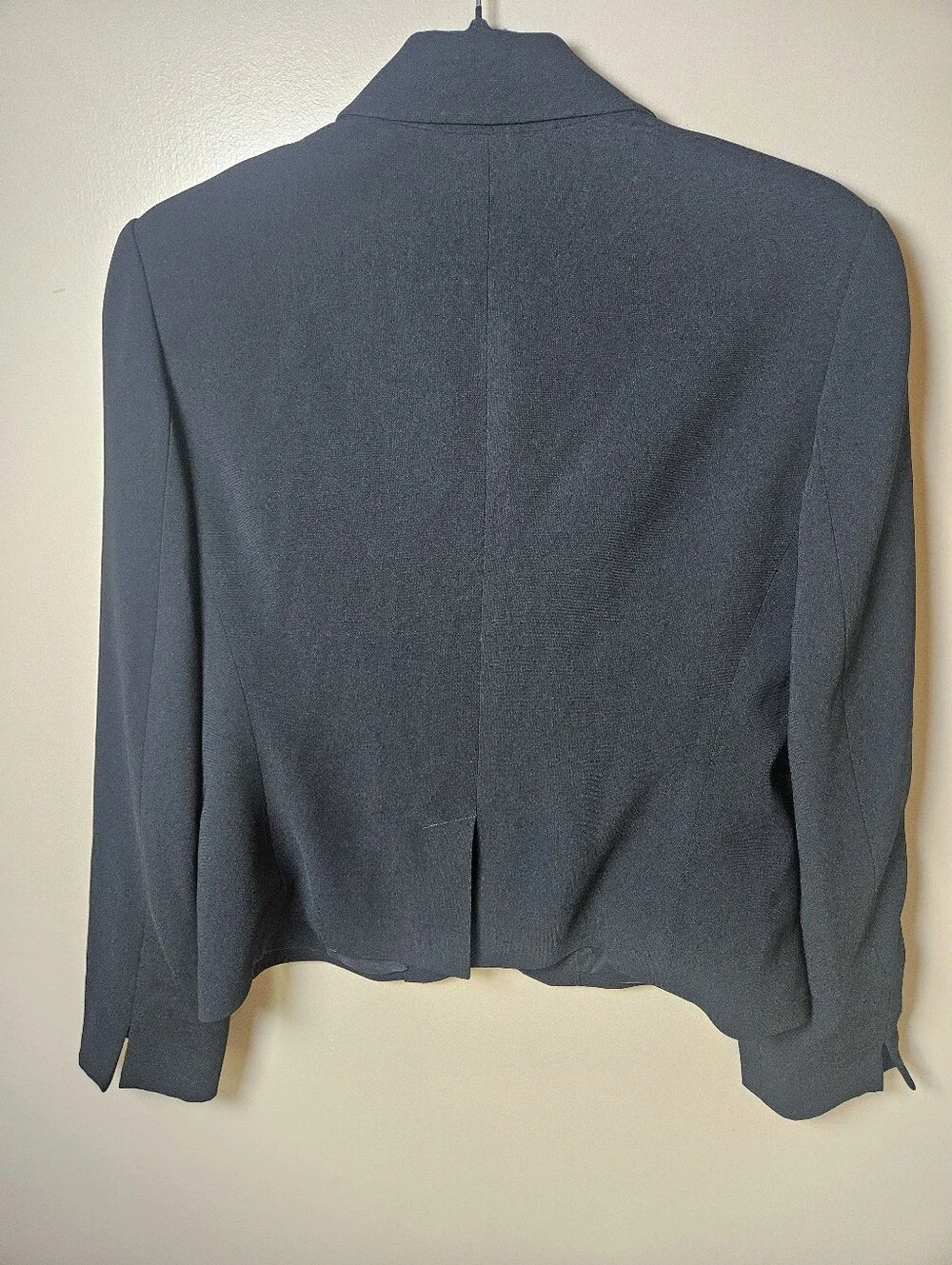 Talbots Black 3 Button Office Career Business Blazer Jacket 8 - Picture 7 of 11